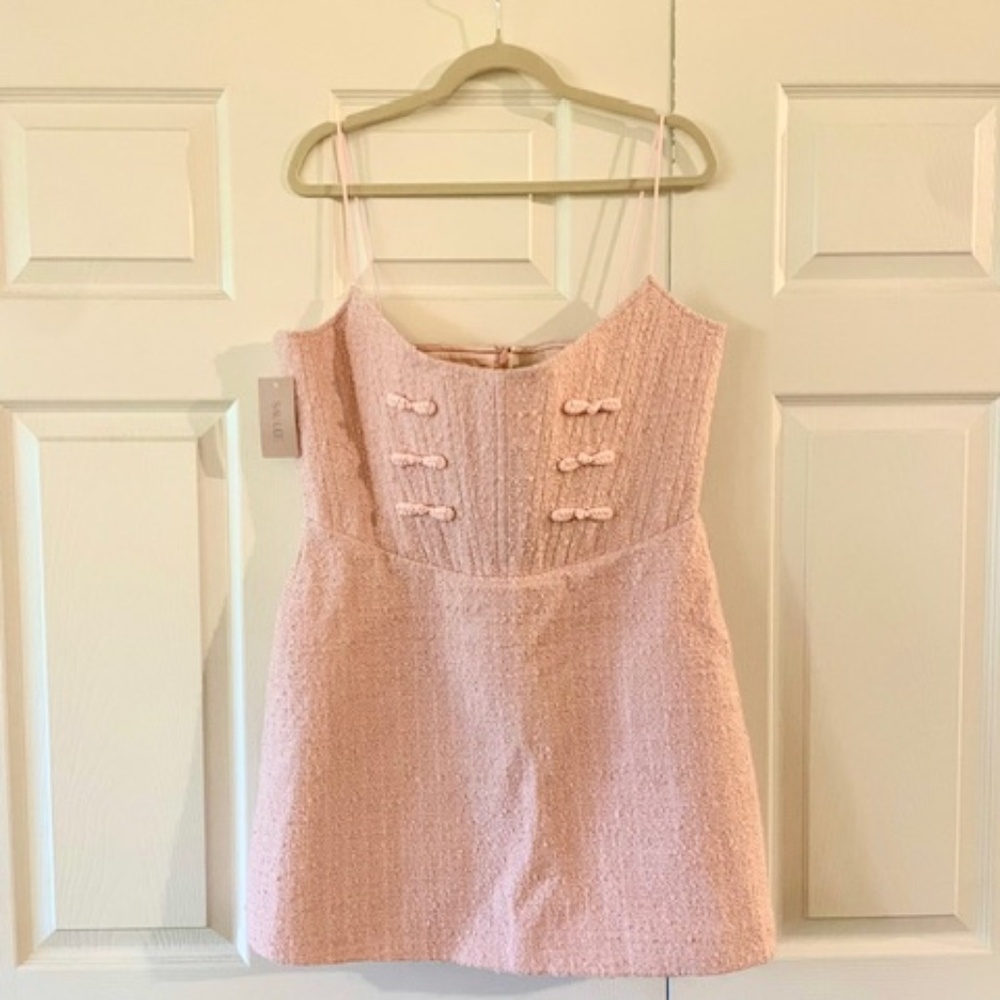 Sau Lee Andi Tweed Mini Dress